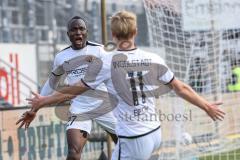 3. Liga; SV Meppen - FC Ingolstadt 04; Tor Jubel Treffer Moussa Doumbouya (27, FCI) 0:2, Tobias Bech (11, FCI)