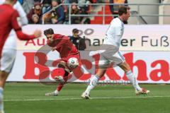3. Liga; FC Ingolstadt 04 - 1. FC Saarbrücken; Dennis Kaygin (10, FCI) Bormuth Robin (32 FCS)