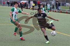 Landesliga Bayern - U17 - B-Junioren - Saison 2022/2023 - FC Ingolstadt 04 II - SV Schalding - Heining  - Ndukwu Dickson schwarz FCI - Foto: Meyer Jürgen