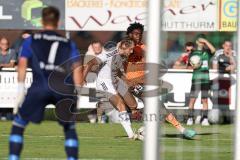 Toto-Pokal; SV Hutthurm - FC Ingolstadt 04; Zweikampf Kampf um den Ball Michael Udebuluzor (44, FCI)