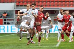 3. Liga; FC Ingolstadt 04 - TSG Hoffenheim II; Zweikampf Kampf um den Ball Julian Kügel (29, FCI) Erlein Luca (24 TSG)