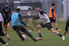 2.BL; FC Ingolstadt 04 - Trainingsstart nach Winterpause, Neuzugänge, Florian Pick (FCI) Dominik Franke (3 FCI)