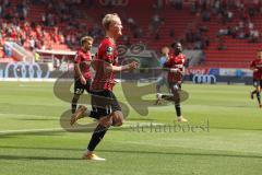 3.Liga - Saison 2022/2023 - FC Ingolstadt 04 -  SV Wehen Wiesbaden -Der 2:0 Führungstreffer durch Tobias Bech (Nr.11 - FCI) - #jubel -  Foto: Meyer Jürgen