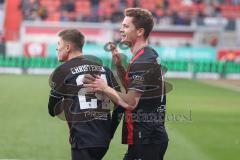 3. Liga; FC Ingolstadt 04 - SV Sandhausen; Tor Jubel Treffer Elfmeter Sebastian Grönning (11, FCI) 2:1, Gustav Christensen (24, FCI)