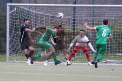 Kreisliga - Saison 2023/24 - FC Fatih Ingolstadt - SV Denkendorf - Stefan Petz grün #6 Denkendorf - Marco Ernhofer Torwart Fatih - Marius Heß grün mitte Denkendorf - Foto: Meyer Jürgen