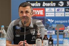 3. Liga; TSV 1860 München - FC Ingolstadt 04; Cheftrainer Michael Köllner (FCI) Pressekonferenz Interview