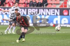 3. Liga; FC Ingolstadt 04 - SV Sandhausen; Tor Jubel Treffer Elfmeter Sebastian Grönning (11, FCI) 2:1