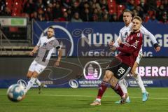 2.BL; 1. FC Nürnberg - FC Ingolstadt 04; Patrick Schmidt (32, FCI) Schuß, Handwerker Tim (29 , 1.FCN)