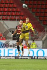 3. Liga; FC Ingolstadt 04 - Borussia Dortmund II; Kopfball Simon Lorenz (32, FCI) Eberwein Michael (14 BVB2)