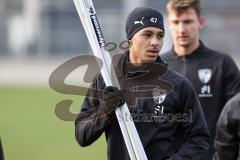 3. Liga; FC Ingolstadt 04 - Trainingsauftakt im Audi Sportpark, Trainingsgelände; David Udogu (47, FCI)