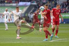 2.BL; Fortuna Düsseldorf - FC Ingolstadt 04; Tor Chance vergeben Dennis Eckert Ayensa (7, FCI) Hartherz Florian (7 DUS)