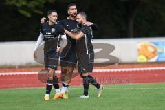 Kreisliga - Saison 2023/2024 - FC Fatih Ingolstadt - TSV Münchsmünster - Der 1:0 Führungstreffer per Foulelfmeter durch Akif Abasikeles Fatih - jubel - Foto: Meyer Jürgen