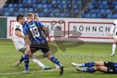 3. Liga; SV Waldhof Mannheim - FC Ingolstadt 04 - Tor Jubel Treffer Pascal Testroet (37, FCI) Ausgleich 1:1 Jans Laurent (18 SVWM)