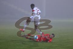 B - Junioren - Bayernliga - U17 - FC Ingolstadt 04 - 1. FC Nürnberg II -  Okpodu David weiss Nürnberg - Mulaj Ibrahim rot FC Ingolstadt - Foto: Meyer Jürgen