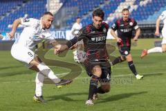 3. Liga - SV Wehen Wiesbaden - FC Ingolstadt 04 - Fatih Kaya (9, FCI) Mockenhaupt Sascha (4 SVW)