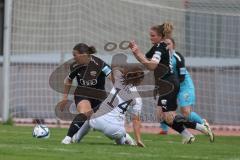 2. Bundesliga Frauen - Saison 2023/24 - FC Ingolstadt 04 Frauen - Turbine Potsdam - Katharina Böhm (Nr.25 - FCI) - Ito Sara weiss Potsdam - Foto: Meyer Jürgen