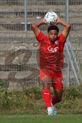 Bayernliga Nord - Saison 2023/2024 - FC Ingolstadt 04 - FC Coburg - David Udogu rot FCI - - Foto: Meyer Jürgen