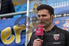 3.Liga - Saison 2022/2023 - 1. FC Saarbrücken - FC Ingolstadt 04 - Cheftrainer Guerino Capretti  (FCI) im Interview mit MagentaTV - Foto: Meyer Jürgen