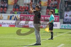 3.Liga - Saison 2022/2023 - Hallersche FC - FC Ingolstadt 04 - Cheftrainer Michael Köllner (FCI) -  - Foto: Meyer Jürgen