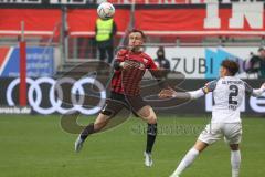 3.Liga - Saison 2022/2023 - FC Ingolstadt 04 -  - FC Freiburg II - Dominik Franke (Nr.3 - FCI) - Philipp Treu (Nr.2 - SC Freiburg II) - Foto: Meyer Jürgen