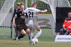 2. Fußball-Liga - Frauen - Saison 2022/2023 - FC Ingolstadt 04 -  SG 99 Andernach - Nina Penzkofer (Nr.29 - FCI Frauen) - Asteroth Caroline #21 Andernach - Foto: Meyer Jürgen