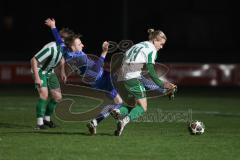 Landesliga - Saison 2025/26 - SV Manching - FV Illertissen II - Nico Daffner (Nr.14 - SV Manching) - Bachthaler Luca blau Illertissen  - Foto: Meyer Jürgen