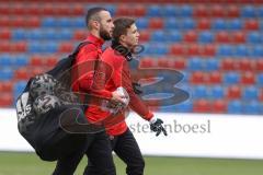 3. Liga - SpVgg Unterhaching - FC Ingolstadt 04 - Fatih Kaya (9, FCI) Patrick Sussek (37, FCI)