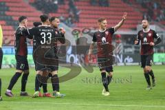 2.BL; FC Ingolstadt 04 - Erzgebirge Aue; Tor Jubel Treffer Visar Musliu (16, FCI) Patrick Schmidt (32, FCI) Valmir Sulejmani (33, FCI) Christian Gebauer (22, FCI) Rico Preißinger (6, FCI)