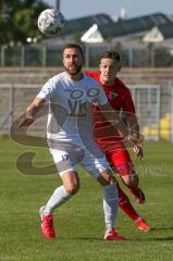 Bayernliga Süd - Saison 2021/2022 - FC Ingolstadt 04 II - TSV 1865 Dachau - Stefan Vötter weiss Dachau - Gashi Egson (#7 FCI) - Foto: Meyer Jürgen