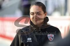 3. Liga; VfL Osnabrück - FC Ingolstadt 04; vor dem Spiel Cheftrainerin Sabrina Wittmann (FCI)