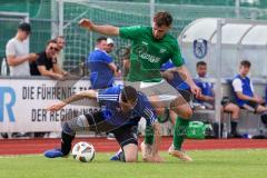 Sparkassenpokal - DJK Ingolstadt - FC Gerolfing - Michael Anspann blau DJK Ingolstadt - Foto: Jürgen Meyer