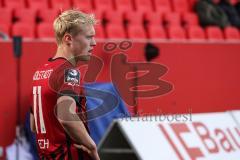 3. Liga; FC Ingolstadt 04 - Rot-Weiss Essen; Ecke Tobias Bech (11, FCI)