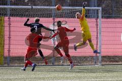 A - Junioren Bundesliga Süd/Südwest -  Saison 2021/2022 - FC Ingolstadt 04 - SC Freiburg - Der 0:1 Führungstreffer durch Mühlethaler Tim #9 Freiburg - jubel - Bock Julian Torwart (#33 FCI) - Nduka Donald (#4 FCI) - Udogu David (#3 FCI) - Foto: Meyer Jürge