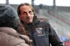 2.BL; FC Ingolstadt 04 - Hannover 96; vor dem Spiel Interview Cheftrainer Rüdiger Rehm (FCI)