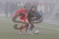 Frauen - Bayernliga - U17 - B-Junioren -  FC Ingolstadt 04 II - FC Forstern - Sophia Schlaffer rot FCI - Toplana Era schwarz Forstern -  Foto: Meyer Jürgen