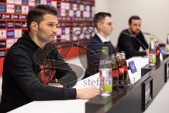 3. Liga; FC Ingolstadt 04 - Neuer Trainer Cheftrainer Guerino Capretti (FCI), erste Pressekonferenz