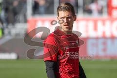 2.BL; FC Ingolstadt 04 - SSV Jahn Regensburg; vor dem Spiel Denis Linsmayer (23, FCI)