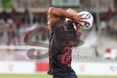 3. Liga - Saison 2025/26 - VFB Stuttgart II - FC Ingolstadt 04  - Marcel Costly (Nr.22 - FC Ingolstadt 04) beim Einwurf - XXXXX - Foto: Meyer Jürgen