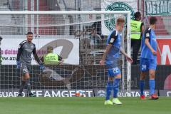 2.BL; FC Ingolstadt 04 - Werder Bremen, Tor für Bremen Torwart Fabijan Buntic (24, FCI) Christian Gebauer (22, FCI) Merlin Röhl (34, FCI)