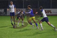 2023_11_17 - Kreisklasse - Saison 2023/24 - TSV Etting - TSV Ing. Nord - Abderahim Zerbane blau Ingolstadt Nord -  - mit dem 0:1 Führungstreffer - jubel - Foto: Meyer Jürgen