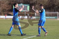 2.BL; Testspiel; FC Ingolstadt 04 - FC Wacker Innsbruck; Tor Jubel Treffer Jonatan Kotzke (25, FCI) Dennis Eckert Ayensa (7, FCI) Eckenschuß