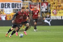 3. Liga; FC Ingolstadt 04 - SG Dynamo Dresden; Sebastian Grönning (11, FCI) Felix Keidel (43, FCI)