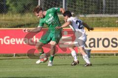Testspiel - Saison 2025/26 - SV Manching - TSV Gaimersheim -Tobias Vollnhals (Nr.22 - SV Manching) - Hakan Düzgün (Nr.25 - TSV Gaimersheim) - Foto: Meyer Jürgen