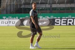 3.Liga - Saison 2023/2024 - Preußen Münster - FC Ingolstadt 04 - Simon  Lorenz (Nr.32 - FCI) vor dem Spiel -  - Foto: Meyer Jürgen