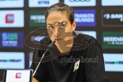 3. Liga; FC Ingolstadt 04 - SV Wehen Wiesbaden; Interview Pressekonferenz Cheftrainerin Sabrina Wittmann (FCI)