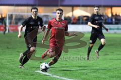 Toto Pokal; FC Sportfreunde Schwaig - FC Ingolstadt 04; Emre Gül (5, FCI) Zweikampf Kampf um den Ball