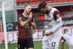 2.BL; FC Ingolstadt 04 - SG Dynamo Dresden; enttäuscht, ärgert sich, Maximilian Beister (11, FCI)