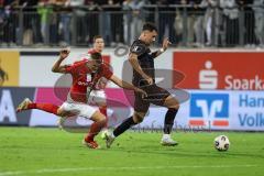 3. Liga; TSV Havelse - FC Ingolstadt 04; Zweikampf Kampf um den Ball Mads Borchers (9, FCI) Kolgeci Besfort (4 Havelse)