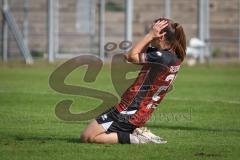 2. Bundesliga Frauen - Saison 2026/27  - FC Ingolstadt 04 Frauen - VFL Bochum - Stefanie Reischmann (Nr.24 - FCI Frauen) vergibt eine 100%ige Torchance  - Enttäuscht - Foto: Meyer Jürgen