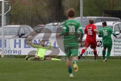 Kreisklasse - Saison 2025/26- TSV Pförring - SV Karlshuld-  - Marco Haunschuld TW Karlshuld - Alex Libeg grün Karlshuld - Foto: Meyer Jürgen